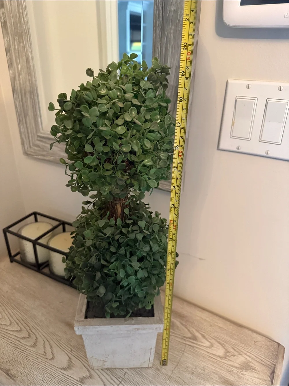 Faux Boxwood Topiary